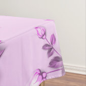 roze paarse elegant floranje tafelkleed (Voorbeeld)