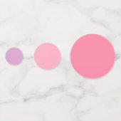 Roze Paarse elegante kleuren Moderne Sjabloon Confetti (Achterkanten)