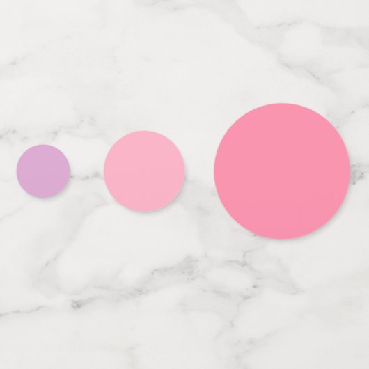 Roze Paarse elegante kleuren Moderne Sjabloon Confetti (Achterkanten)