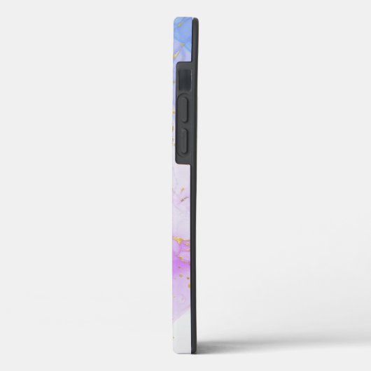 Roze, Paarse en blauwe alcoholinkt Case-Mate iPhone Case (Achterkant / Links)