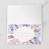 Roze Paarse en gele kristallen (Buitenkant ongevouwen)