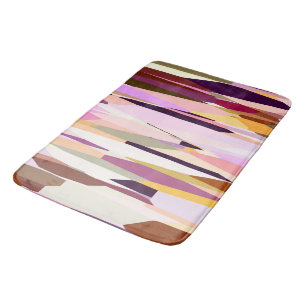 Roze, Paarse en Oranje abstract Badmat