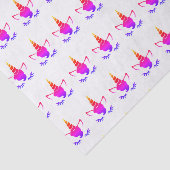 Roze & Paarse Fade Glamicorn Tissuepapier (Detail)