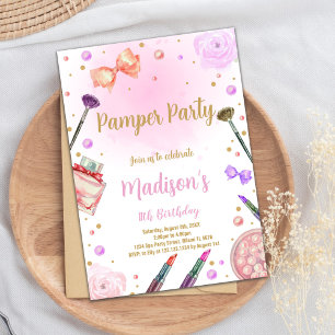 Roze Paarse feestdagen Kaart