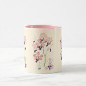 Roze paarse gevlekte orchidee  botanisch mok (Midden)