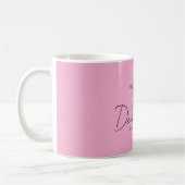 Roze Paarse Gezellige D Naam Koffiemok (Links)