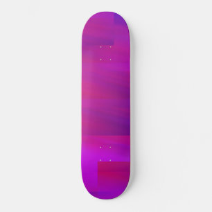 Roze Paarse Glitch Art Vaporwave Esthetiek Analoog Skateboard