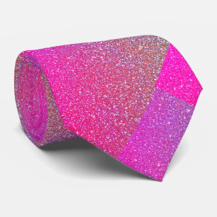 Roze Paarse Glitter Patterns Glittery Sparkle Gift Stropdas