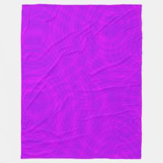 Roze & Paarse Golf Moiré Fleece Deken