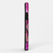 Roze Paarse Groene Garden Flowers Kerstmis Case-Mate iPhone Case (Achterkant/rechts)