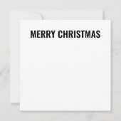  Roze Paarse Groene Garden Flowers Kerstmis Kaart (Achterkant)