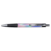 Roze paarse holografische monogram naam script pen (Achterkant)