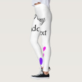 Roze paarse lavender moederdag mam cadeau leggings (Links)