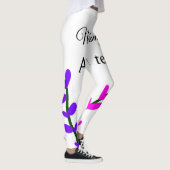 Roze paarse lavender moederdag mam cadeau leggings (Rechts)