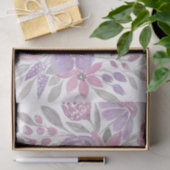 Roze Paarse lichte Sage Groene Florence Waterverf Tissuepapier (Geschenk)