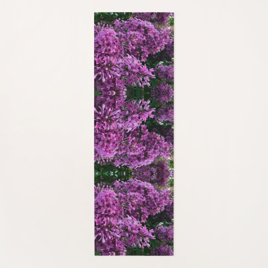 Roze paarse lilacs | roze roze foto yogamat (Voorkant)