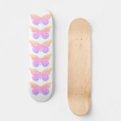 Roze Paarse mestvlinders Skateboard (Voorkant)