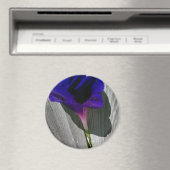  roze-Paarse Morning Glory Flower Magneet (Insitu (Vaatwasser))