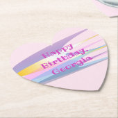 Roze Paarse Onderzetter op jaarbasis (Gekanteld)