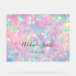 Roze paarse opaal achtergrond acryl bord