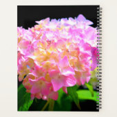 Roze paarse oranje hydrangeas voor haar planner (Achterkant)