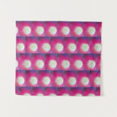 Roze Paarse patroonplaat Wandkleed (Voorkant (horizontaal))