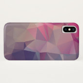 Roze Paarse piramide Abstracte patroonkunst Case-Mate iPhone Case (Achterkant (horizontaal))