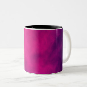 Roze & Paarse Smoke Coffee Mok –