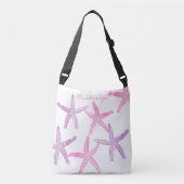 Roze Paarse Starfish Thunder_Cove Crossbody Tas (Voorkant)