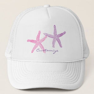 Roze Paarse Starfish Thunder_Cove Trucker Pet