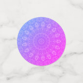 roze paarse teeldoilies confetti (Kleine voorkant)