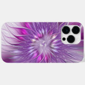Roze Paarse ventilatorpassie Abstract fractal Art Case-Mate iPhone Case (Achterkant (horizontaal))