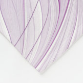 Roze Paarse ventilatorpassie Abstract fractal Art Fleece Deken (Hoek)