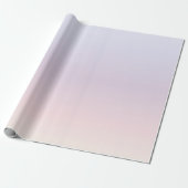 Roze Paarse verloopgradiënt Minimaal ontwerp Cadeaupapier (Uitgerold)