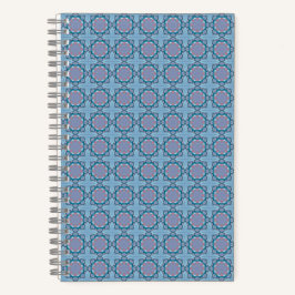Roze & Paarse Vierkante Patroon Notitieboek