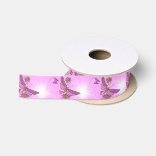 Roze Paarse Vlinder Lint