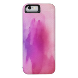 Roze & Paarse Waterverf iPhone 12 Hoesje