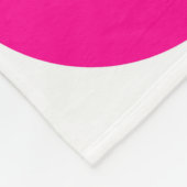 Roze paasbunny Blanket Fleece Deken (Hoek)