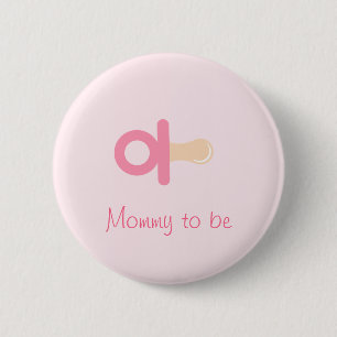 Roze Pacifier-mammie om Button te worden