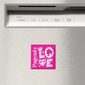 Roze Pageant Princess Love - Beauty Pageants Magneet (Insitu (Vaatwasser))