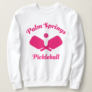 Roze palm Springs Pickleball Sweatshirt