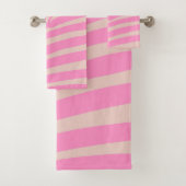 Roze palmblad bad handdoek (Insitu)