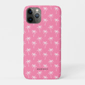 Roze palmbomen Patroon Case-Mate iPhone Case (Achterkant)
