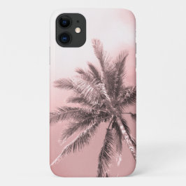 Roze palmboom iPhone 11 hoesje