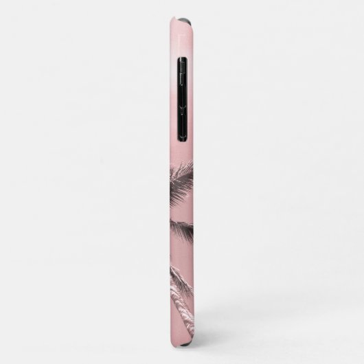 Roze palmboom Case-Mate iPhone case (Achterkant/links)