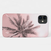 Roze palmboom Case-Mate iPhone case (Achterkant (horizontaal))