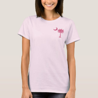 Roze palmetto Pocket T-shirt