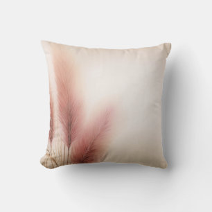 Roze Pampasgras Boheemse Boho Kussen