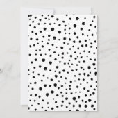 Roze panda verjaardagsuitnodiging bedankkaart (Achterkant)