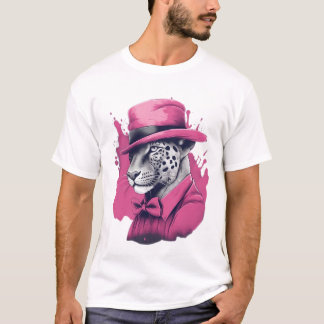 Roze pantherShirt T-shirt